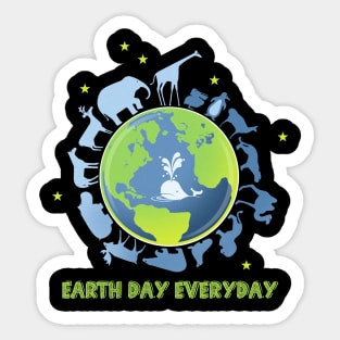 Earth day every day Sticker